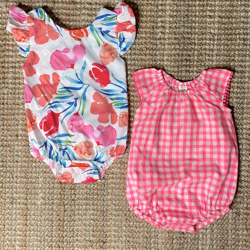 oshkosh babygirl romper set